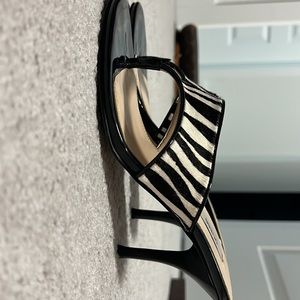 Women real cow fur artificially dyed size 7